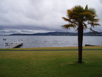 View from our hotel in Taupo