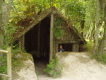 Inside Burried Village near Rotorua